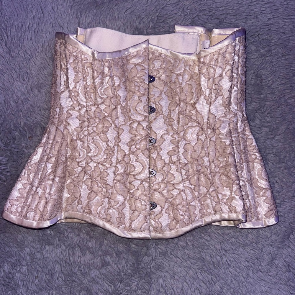 Authentic Isabella Corsetry Lace Petite Josephine Corset Size 22